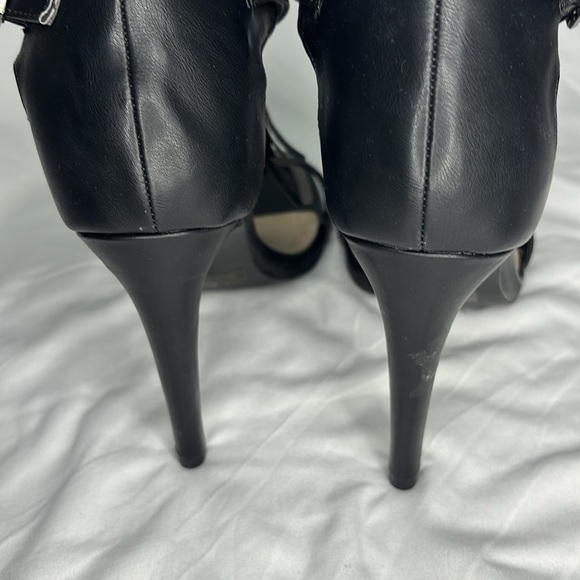 Sergio bari black heels size 8 - Picture 5 of 5